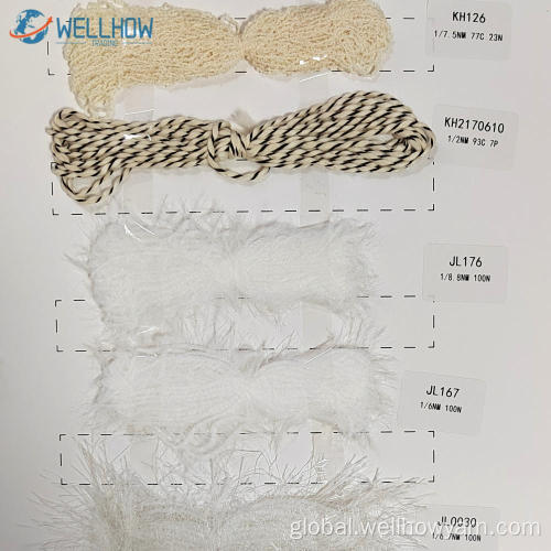 Spandex Covered Yarn STOCK RAW WHITE YARN for Sewing Supplier